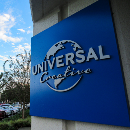 Entrance to our workplace